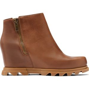 Sorel Joan of Artic Hazelnut Leather Wedge Boots